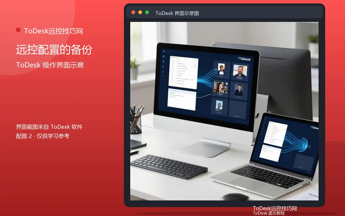 远控配置的备份界面示意图（配图2）