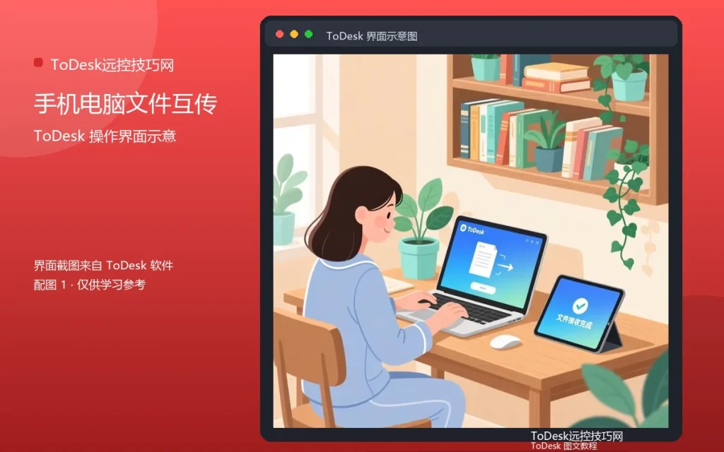 ToDesk手机传文件:手机电脑文件互传方法配图