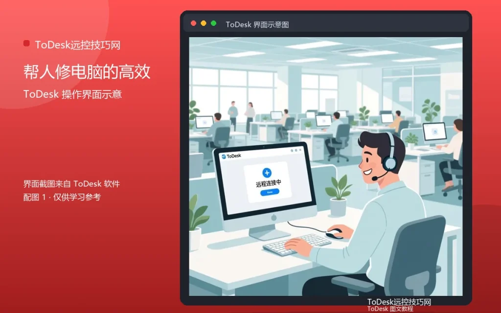 ToDesk远程协助技巧：帮人修电脑的高效方法配图