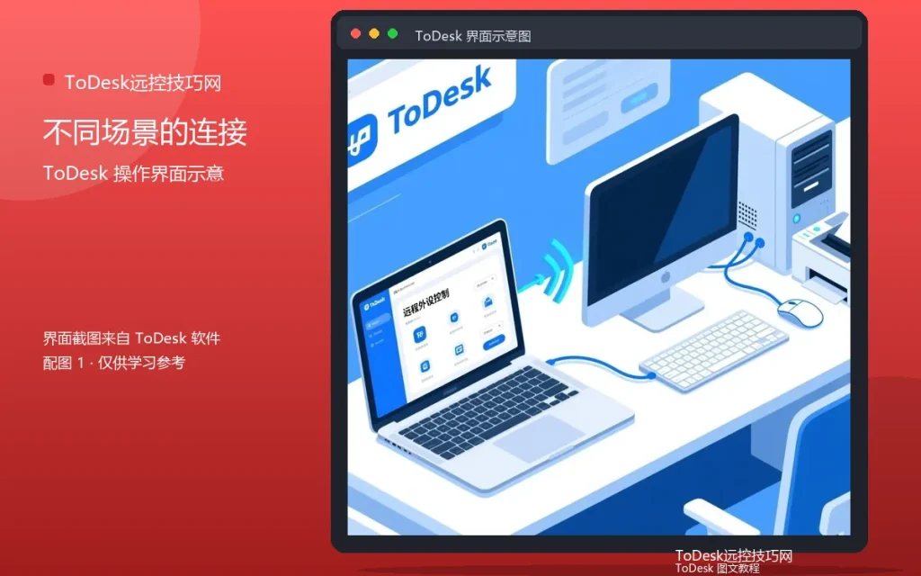 ToDesk远程控制场景:不同场景的连接方案配图