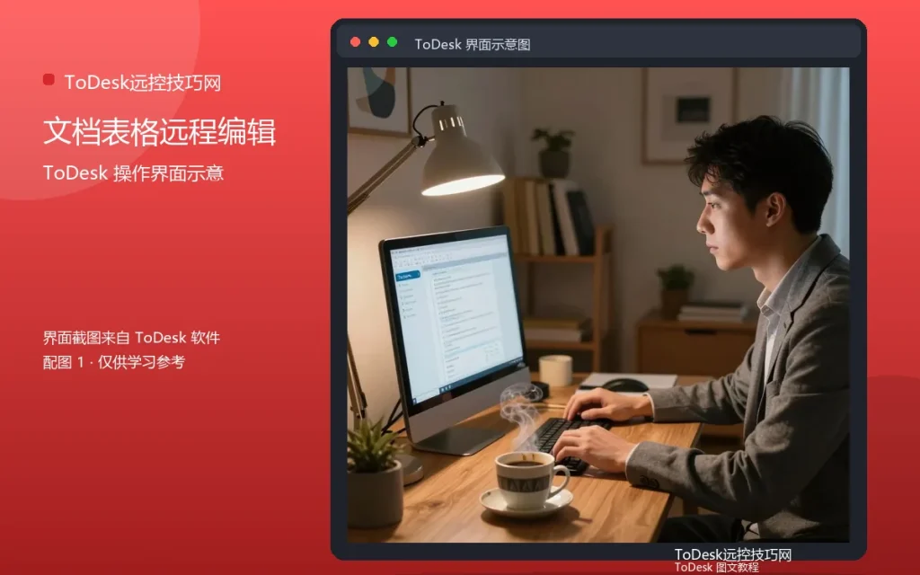 远程操作办公软件：文档表格远程编辑配图