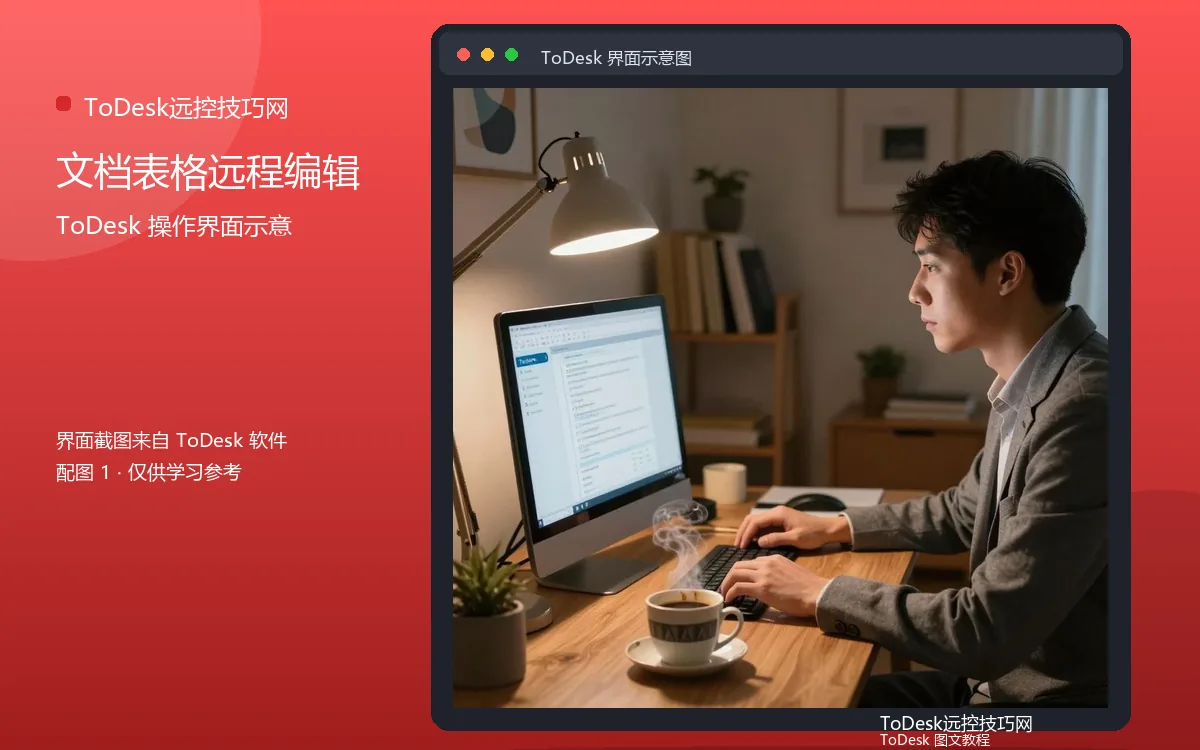 文档表格远程编辑界面示意图（配图1）