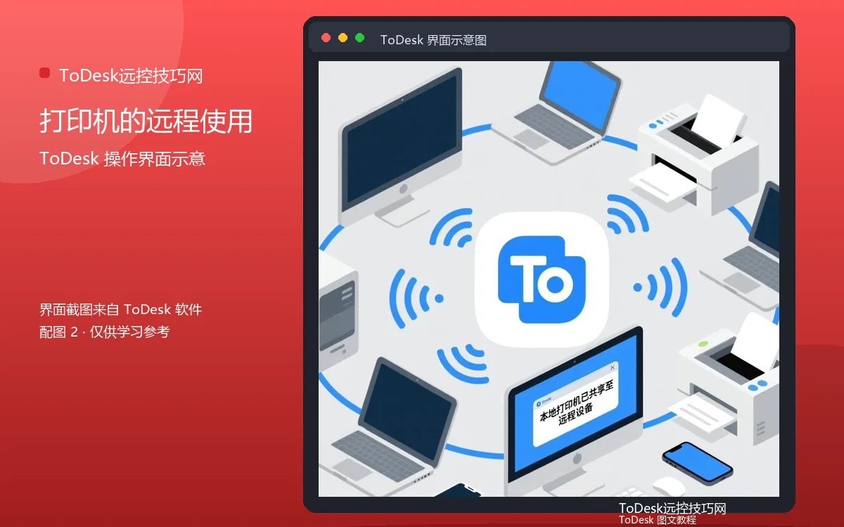 打印机的远程使用界面示意图(配图2)