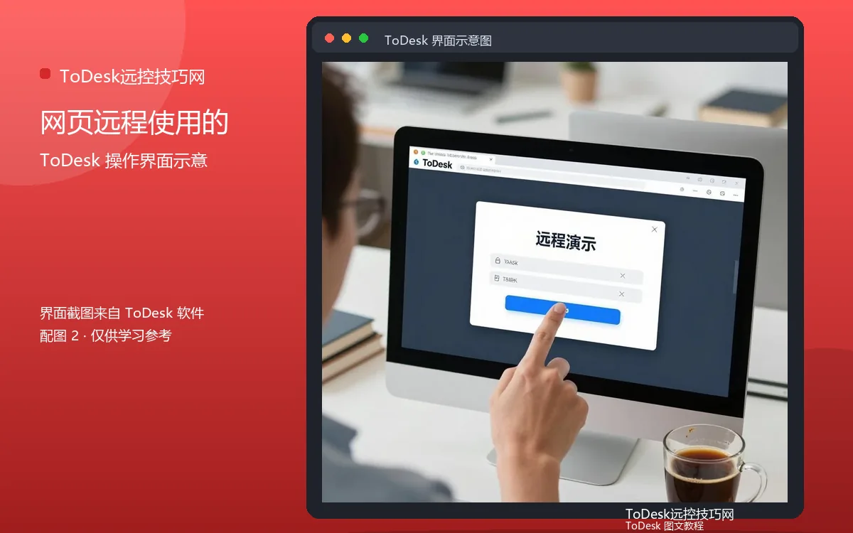 网页远程使用的界面示意图(配图2)