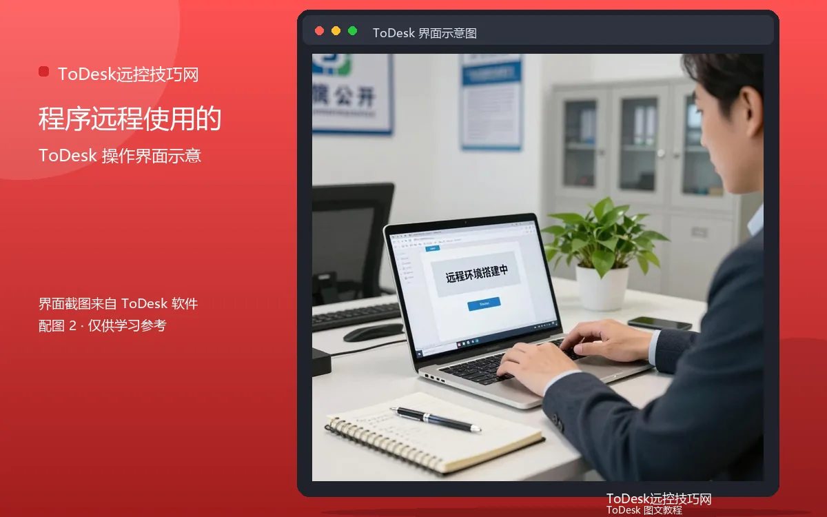 程序远程使用的界面示意图(配图2)
