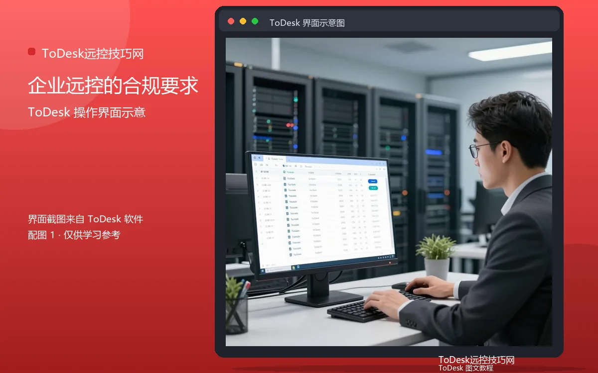 企业远控的合规要求界面示意图(配图1)