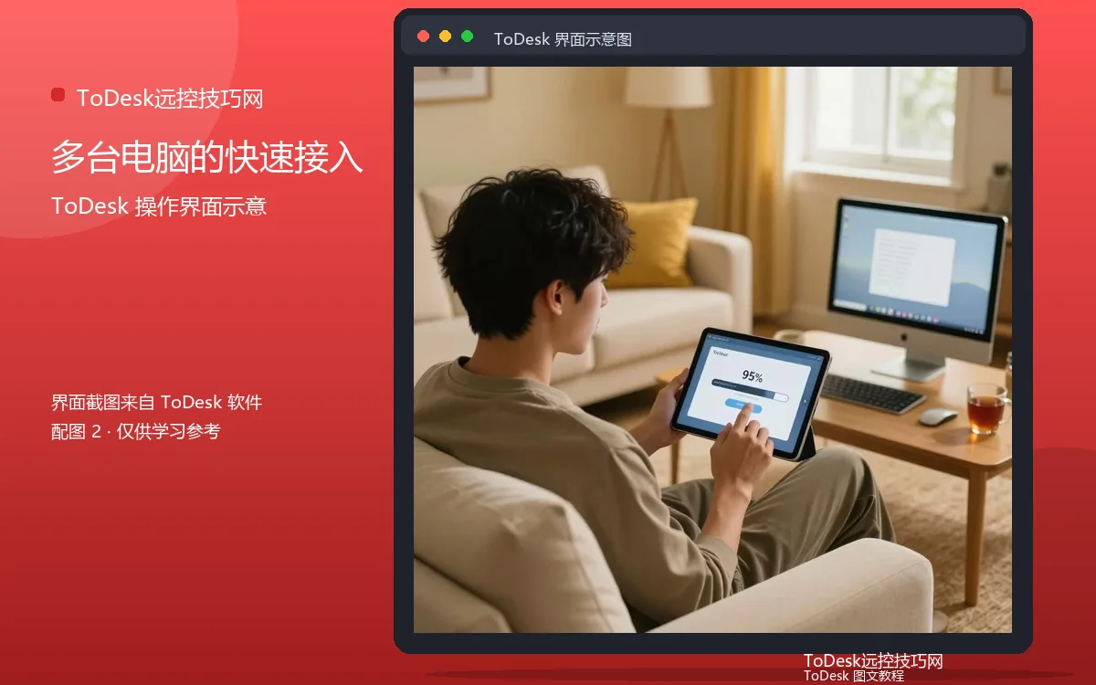 多台电脑的快速接入界面示意图(配图2)