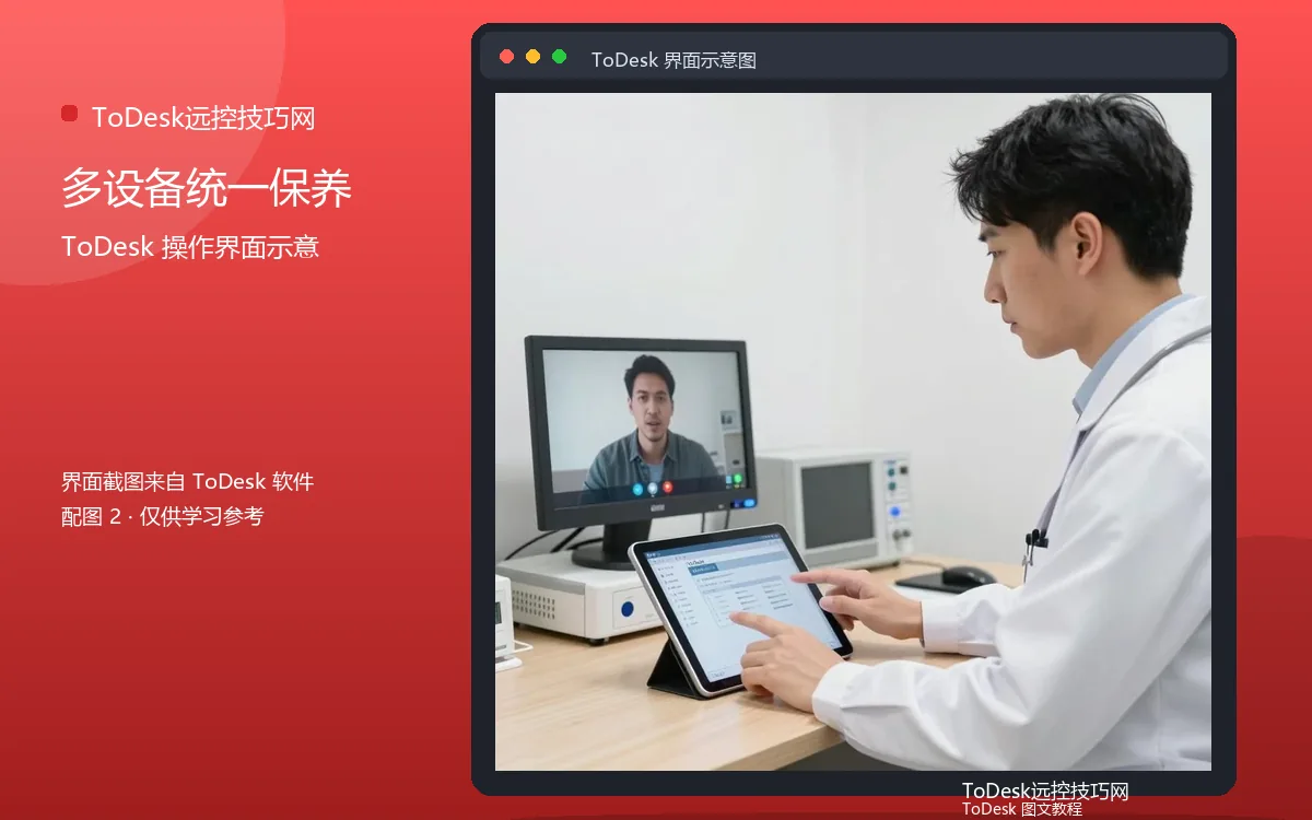 多设备统一保养界面示意图（配图2）