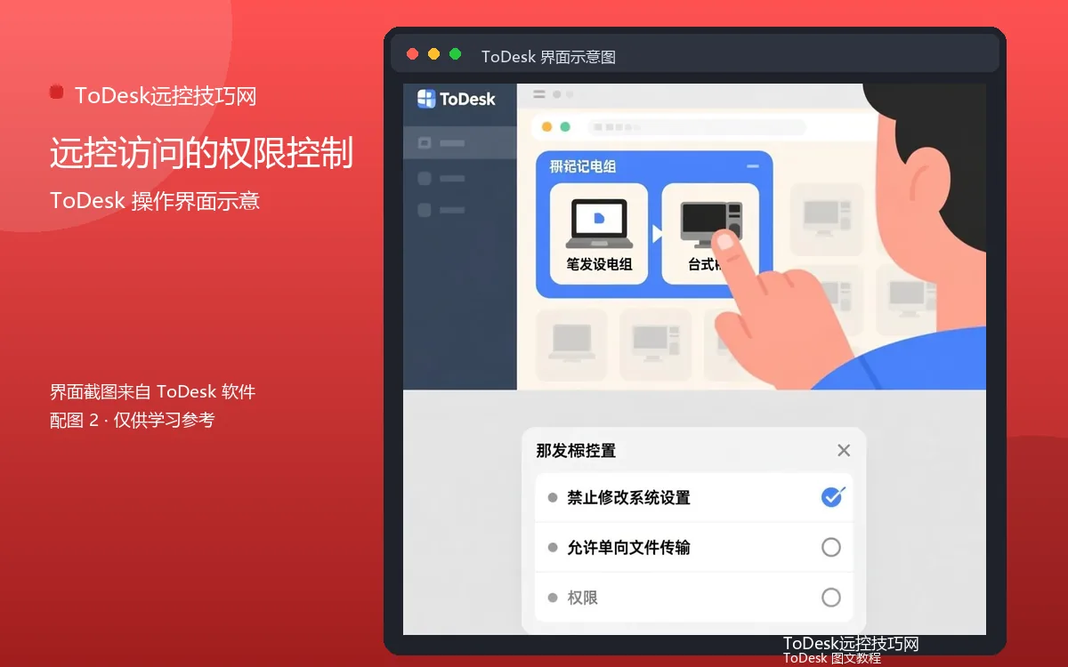 远控访问的权限控制界面示意图(配图2)